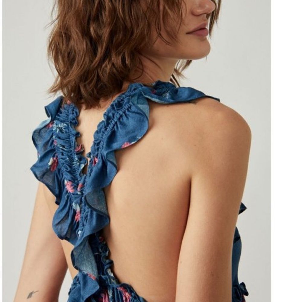 FREE PEOPLE Bali Wild Daisy Slip / Stellar Combo - Picture 3 of 7